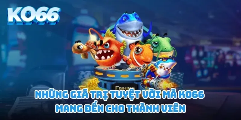 Những giá trị tuyệt vời mà KO66 mang đến cho thành viên